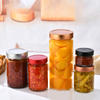 280ml 550ml 750ml 1000ml Transparent Sealed High Lid Glass Pickle Jar