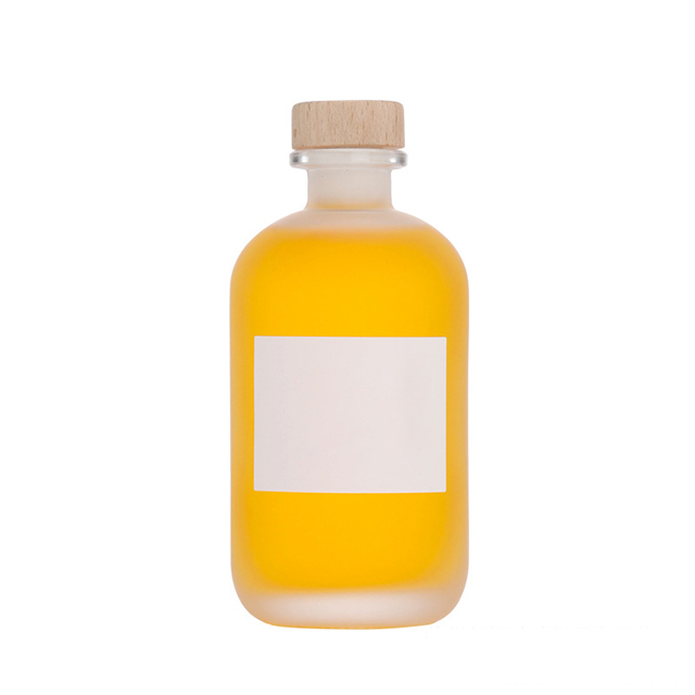 100ml 200ml 250ml Clear Frosted Fruit Wine Beverage Bottle with Cork