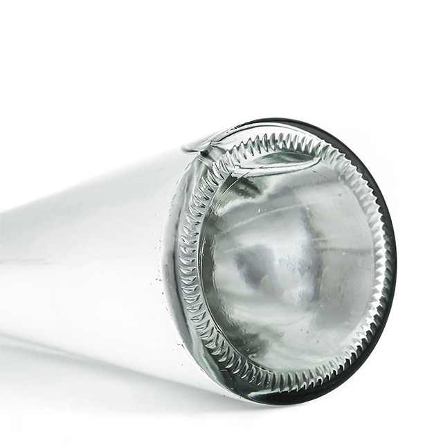 250ML 330ML Clear Taper Glass Fruit Ice Water Bottles with Aluminum Lid